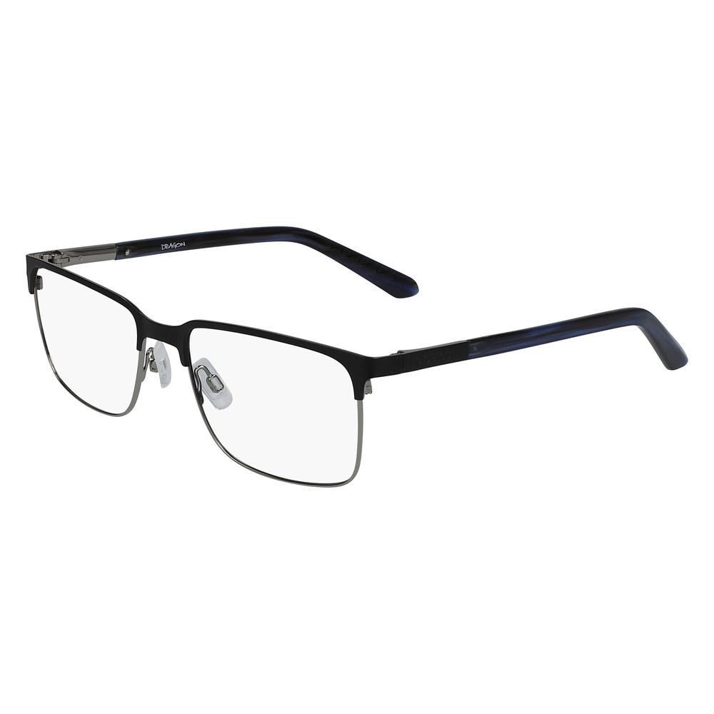 Dragon DR2015 Eyeglasses 002 Matte Black Navy Horn 57mm